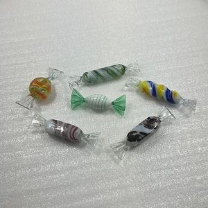 🍬Vtg Art Glass Candies🍬